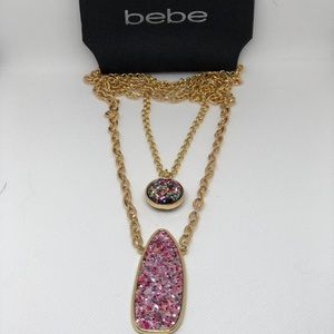 ✨💕Bebe double drop necklace💕✨